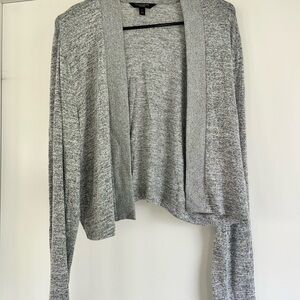 Banana Republic Light Gray Open Cardigan